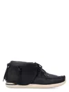 Visvim Men's Fbt-lhamo-folk Sneaker In Black