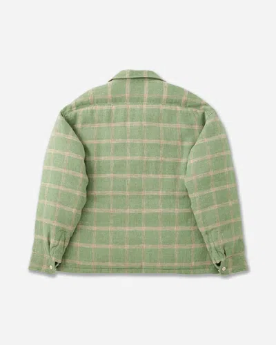 Visvim Men S Keesey Check Down Jacket Light In Green