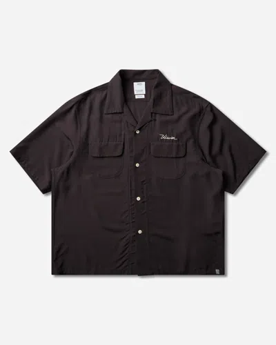 Visvim Men S Keesey Shortsleeve Shirt Charcoal In Black