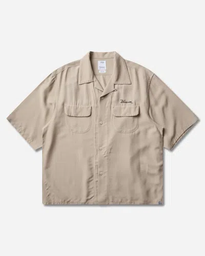 Visvim Men S Keesey Shortsleeve Shirt Ivory In Neutral