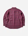 Visvim Men S Lumber Check Longsleeve Shirt In Red