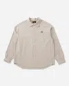 Visvim Men S Palmer Longsleeve Shirt Ivory In Neutral
