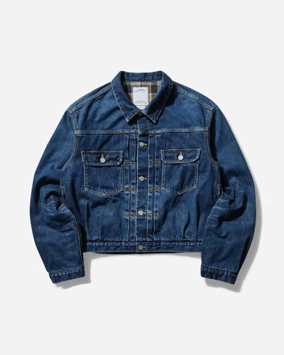 Visvim Men S Ss 101x Jacket Damaged (check) In Beige