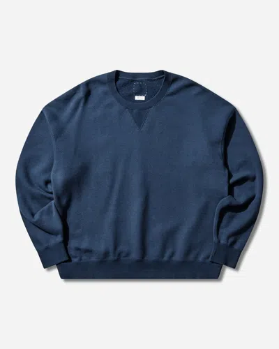 Visvim Men S Ultimate Jumbo Sb Sweat L/s Navy In Blue