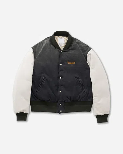 Visvim Men S Varsity Era Down Jacket In Blue