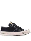Visvim Skagway L.t.lo Canvas Sneakers In Black