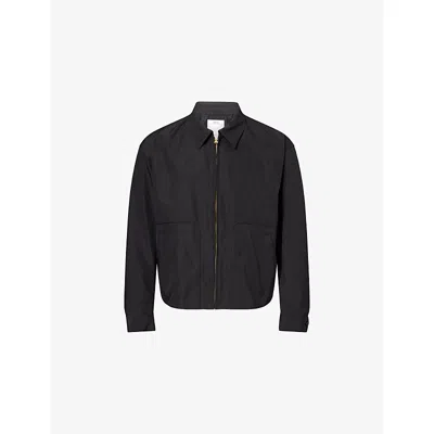 Visvim Mens Black Somer Swing Wool And Silk Jacket