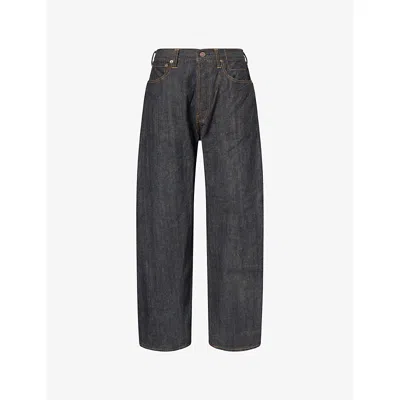 Visvim Mens L30 Social Sculpt Straight-leg Denim Selvedge Jeans In Multi