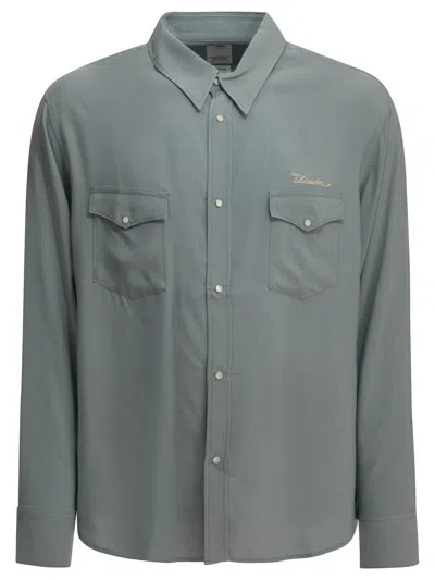 Visvim Viscose Meridian Casual Shirt In Green