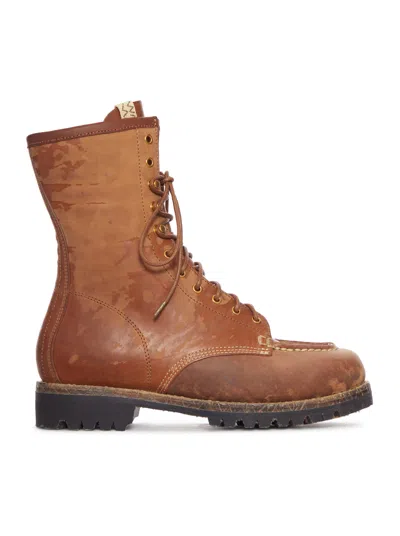 VISVIM MOC-FOLK LEATHER SCOUT BOOTS