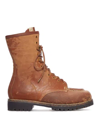 VISVIM MOC-FOLK LEATHER SCOUT BOOTS