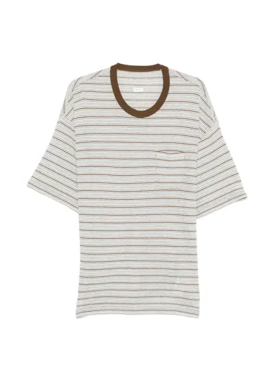 Visvim Mondo Border Striped T-shirt In Multi
