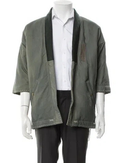Pre-owned Visvim Moto Jacket In Green