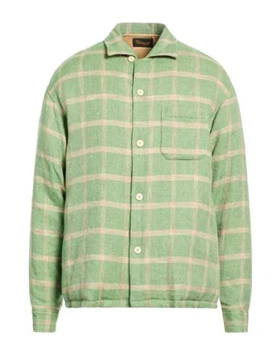 Visvim Motors Club Man Jacket Light Green Size 3 Linen, Wool