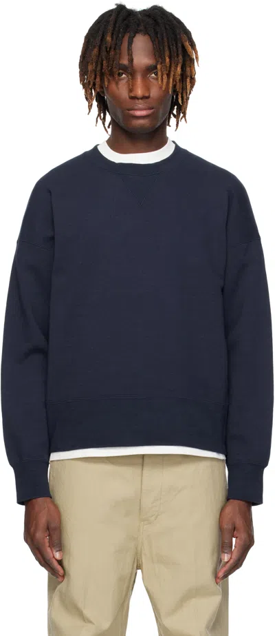 Visvim Navy Court L/s Sweatshirt