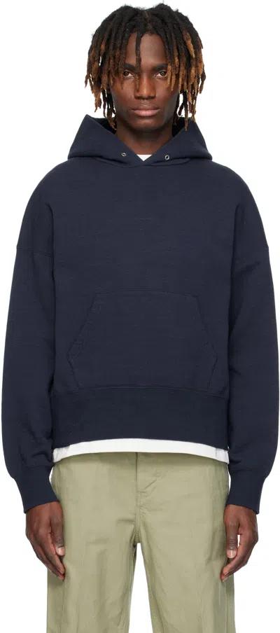 Visvim Navy Court P.o. Hoodie
