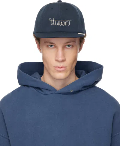 Visvim Navy Excelsior Ii Cap In Blue