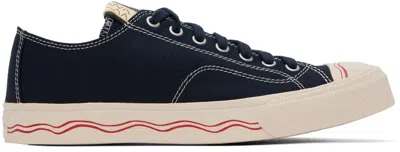 Visvim Navy Seeger Lo Sneakers