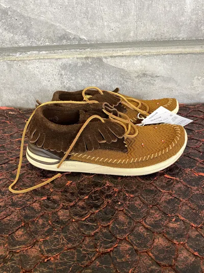 Pre-owned Visvim New  Maiseet Shaman Folk Sneaker Size 8 In Brown