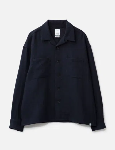 Visvim Oc Palmer Shirt In Blue