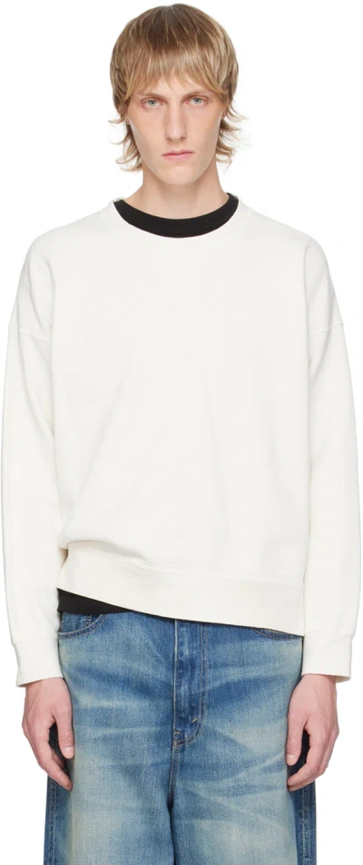 Visvim Off-white Jumbo Sweatshirt In Off White