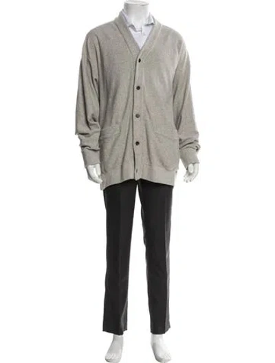 Pre-owned Visvim Open Front Long Sleeve Cardigan In Grey