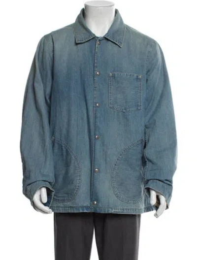 Pre-owned Visvim Outland Denim Jacket In Blue