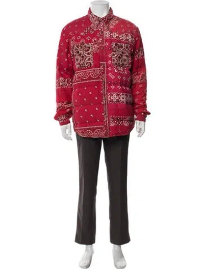 Pre-owned Visvim Paisley Print Jacket In Red