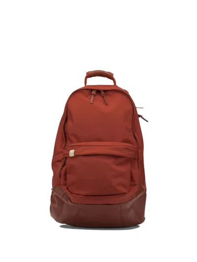 Visvim Cordura 22l Red Nylon Sports Backpack In Brown