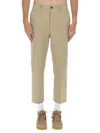 Visvim Cropped Trousers With Pockets And Loops In Neutral