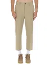 Visvim Cropped Trousers With Pockets And Loops In Neutral