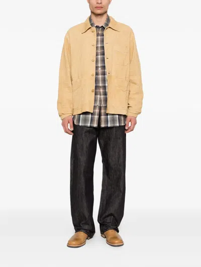 Visvim Patch-pocket Travail Coverall Jacket In Brown