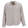 Visvim Pocket Detailed Buttoned Shirt In Beige Rayon
