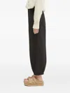 Visvim Pressed-crease Trousers In Black