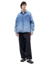 Visvim Puffed Denim Jacket In Blue