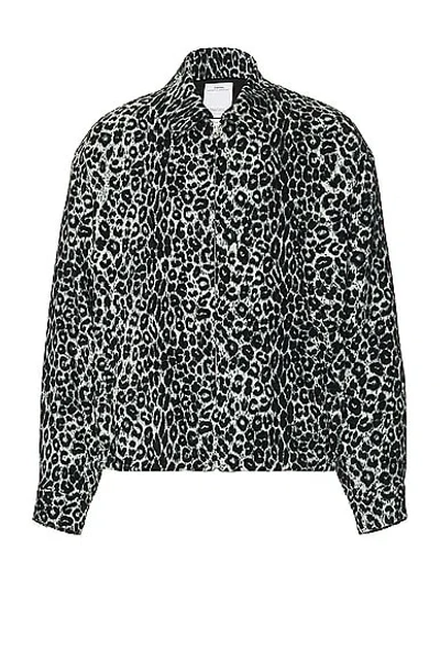 Visvim Redsun Leopard Jacket In Grey