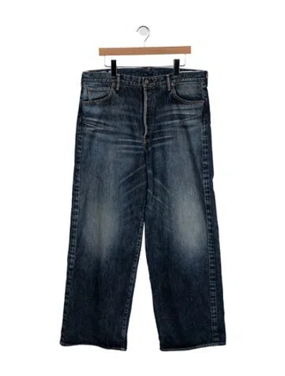Pre-owned Visvim Relaxed Fit Jeans W/ Tags In Blue