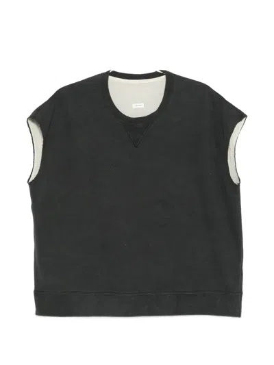 Visvim Round-neck Cotton T-shirt In Black