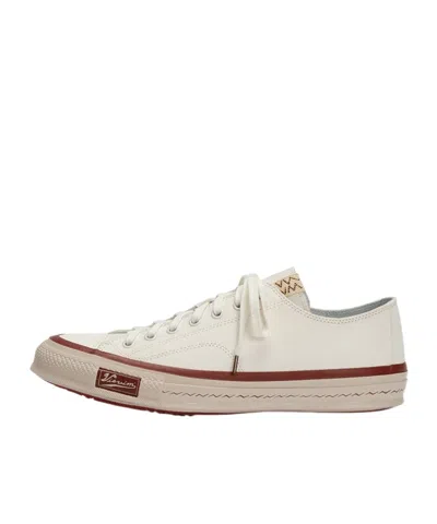 Visvim White Suede Skagway Sneakers
