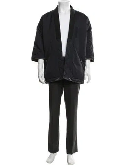 Pre-owned Visvim Sanjuro Kimono Jacket In Black