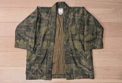 Pre-owned Visvim Sanjuro Kimono Jkt (w/l) 21ss In Green