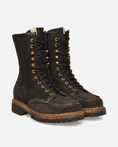 Visvim Scout Moc Boots-folk In Black