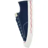 Visvim Seeger Сanvas Sneakers In Navy Blue