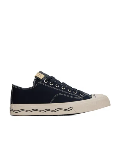 Visvim Seeger Lo Low Upper Board Shoes In Black