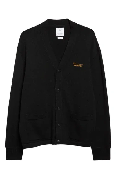 Visvim Selmer Wool Cardigan In Black