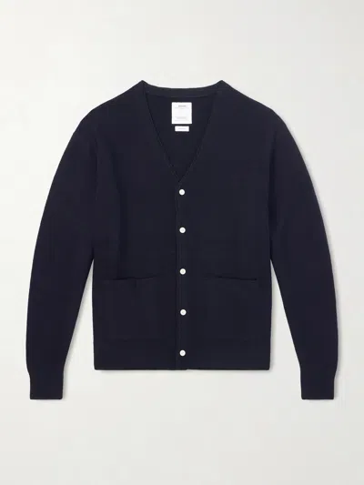 Visvim Selmer Wool Cardigan In Blue