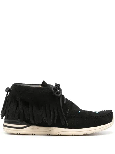 VISVIM SHAMAN-FOLK FRINGED ANKLE BOOTS