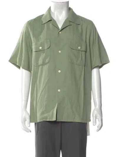 Pre-owned Visvim Short Sleeve Shirt In Green