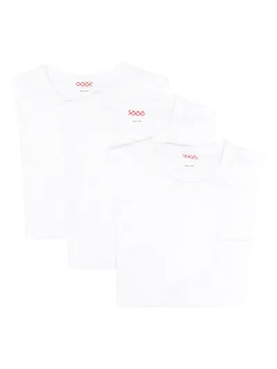 Visvim Siblig Jumbo Short-sleeved T-shirts (pack Of Three) In White
