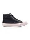 Visvim Skagway Canvas High-top Sneakers In Black